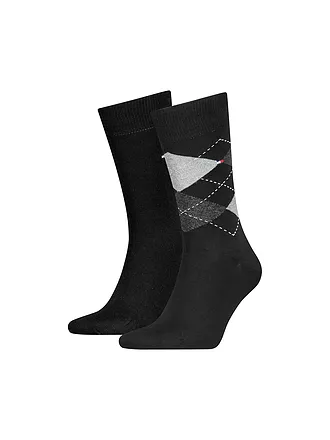 TOMMY HILFIGER | Chaussettes lot de 2 anthracite | schwarz
